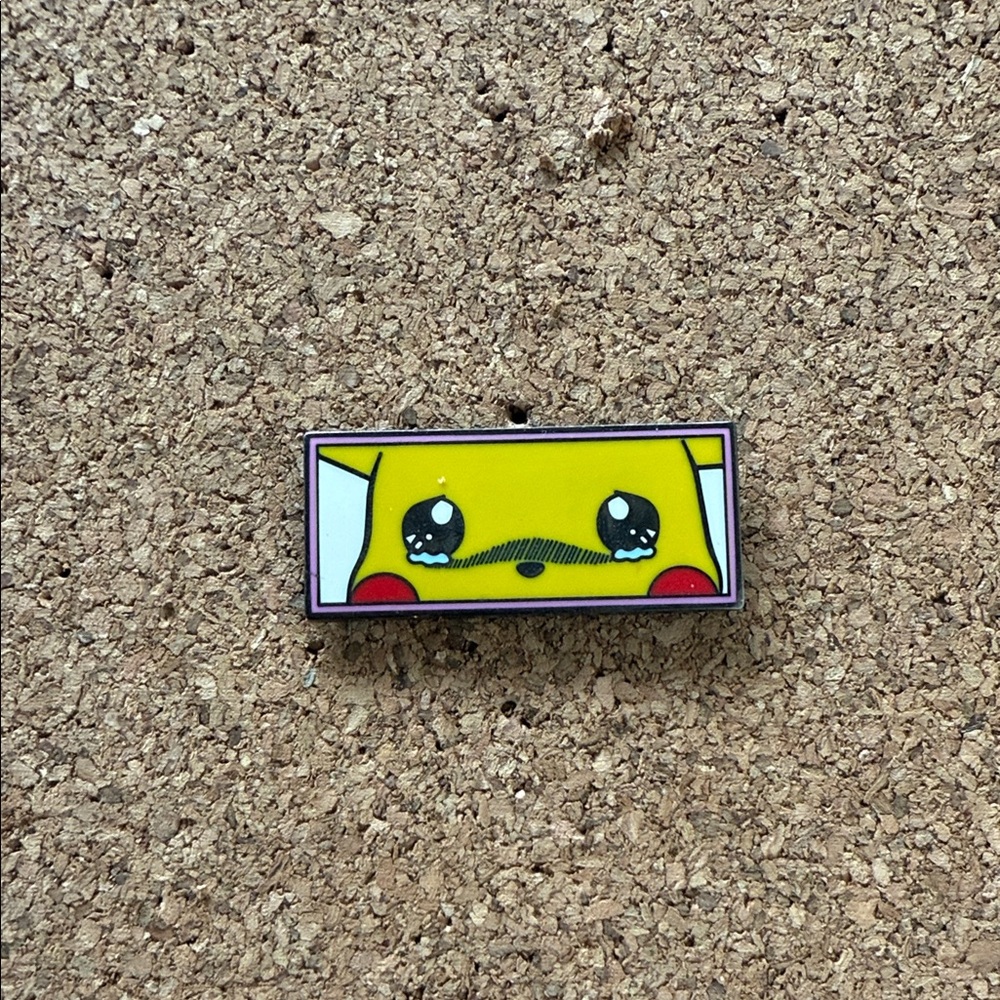 Sad Pikachu enamel pin
